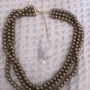 Elegant Gold Beaded Necklace